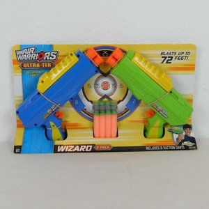 Ultra-Tek Wizard Air Warriors 2 Pack Long Distance 8 Suction Darts up to 72 feet